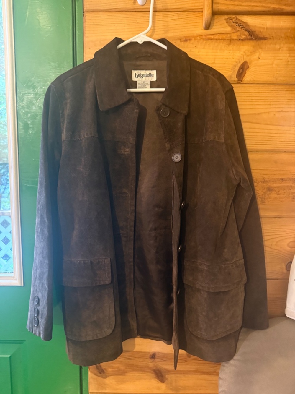 Bagatelle real suede leather jacket - Picture 3 of 4